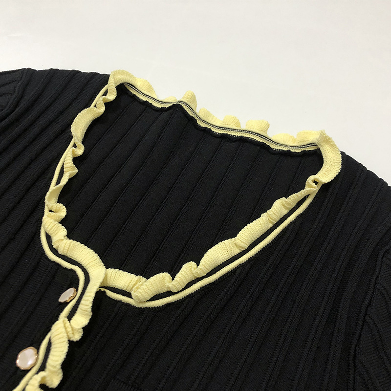 OEM工場カスタム春夏半袖プリーツ女性ニットセータードレス