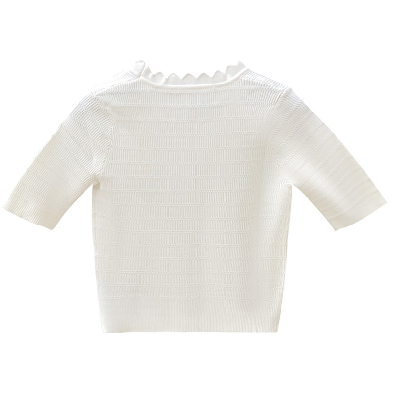 OEM 工場カスタム夏デザイナーレディースニットウェアニットシャツトップスセーターカーディガン女性のための