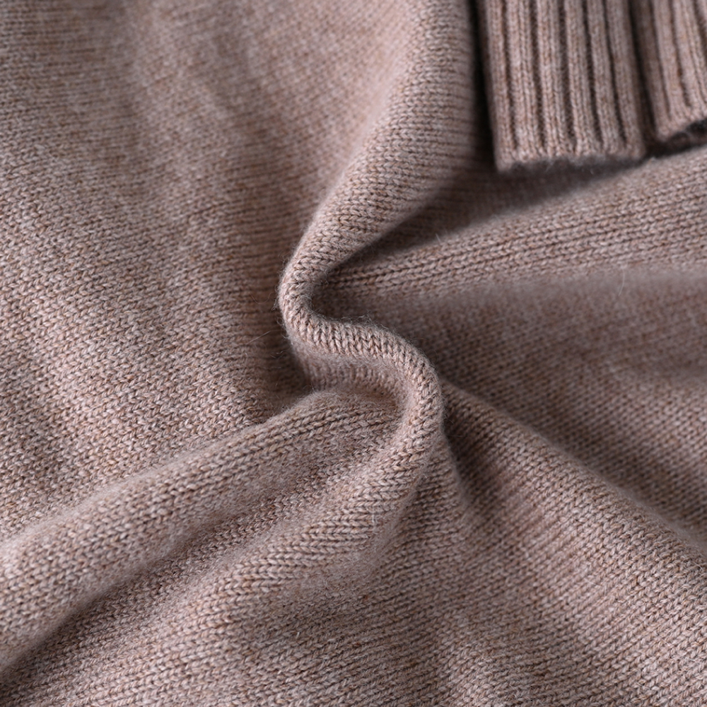 OEMカスタム女性秋の冬のクルーネック長袖ソリッドカラーニットプルオーバーセーター