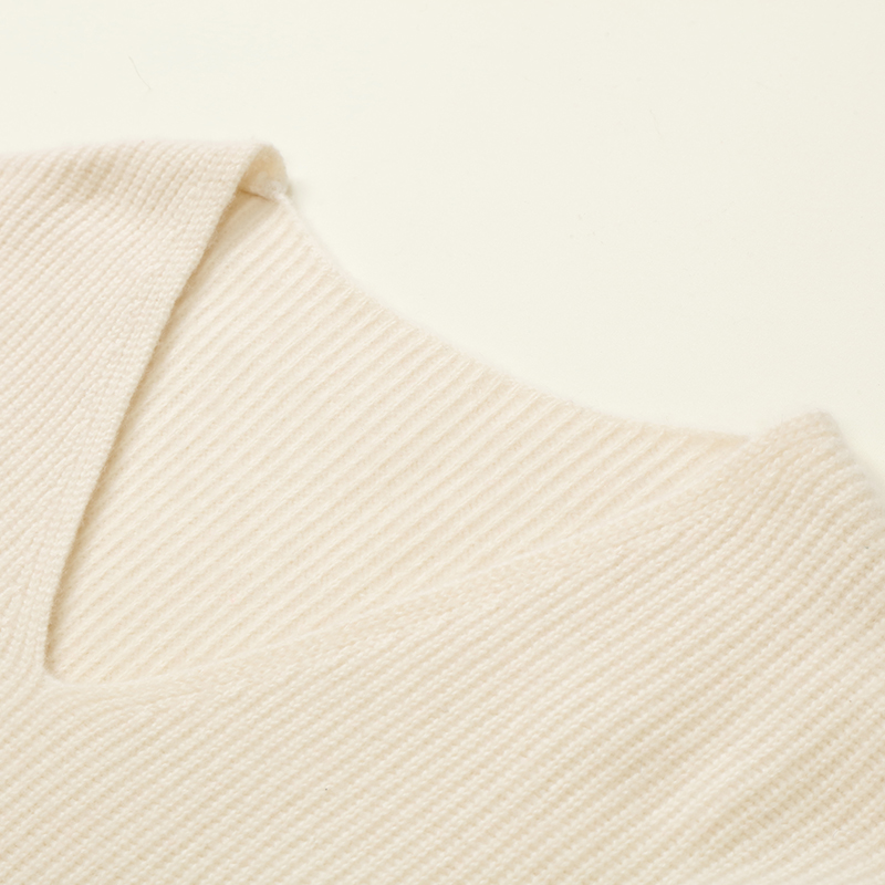 OEMカスタムファクトリーニットウェアプルオーバー100％カシミア女性の女性編みセーター