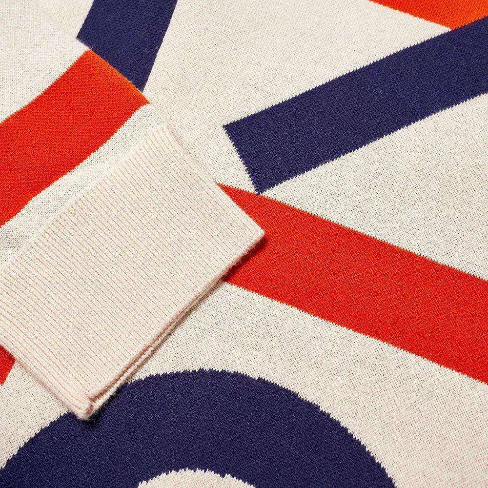 OEM カスタム男性プルオーバー セーター ジャカード レター ニット トップ長袖クルーネック プルオーバー セーター