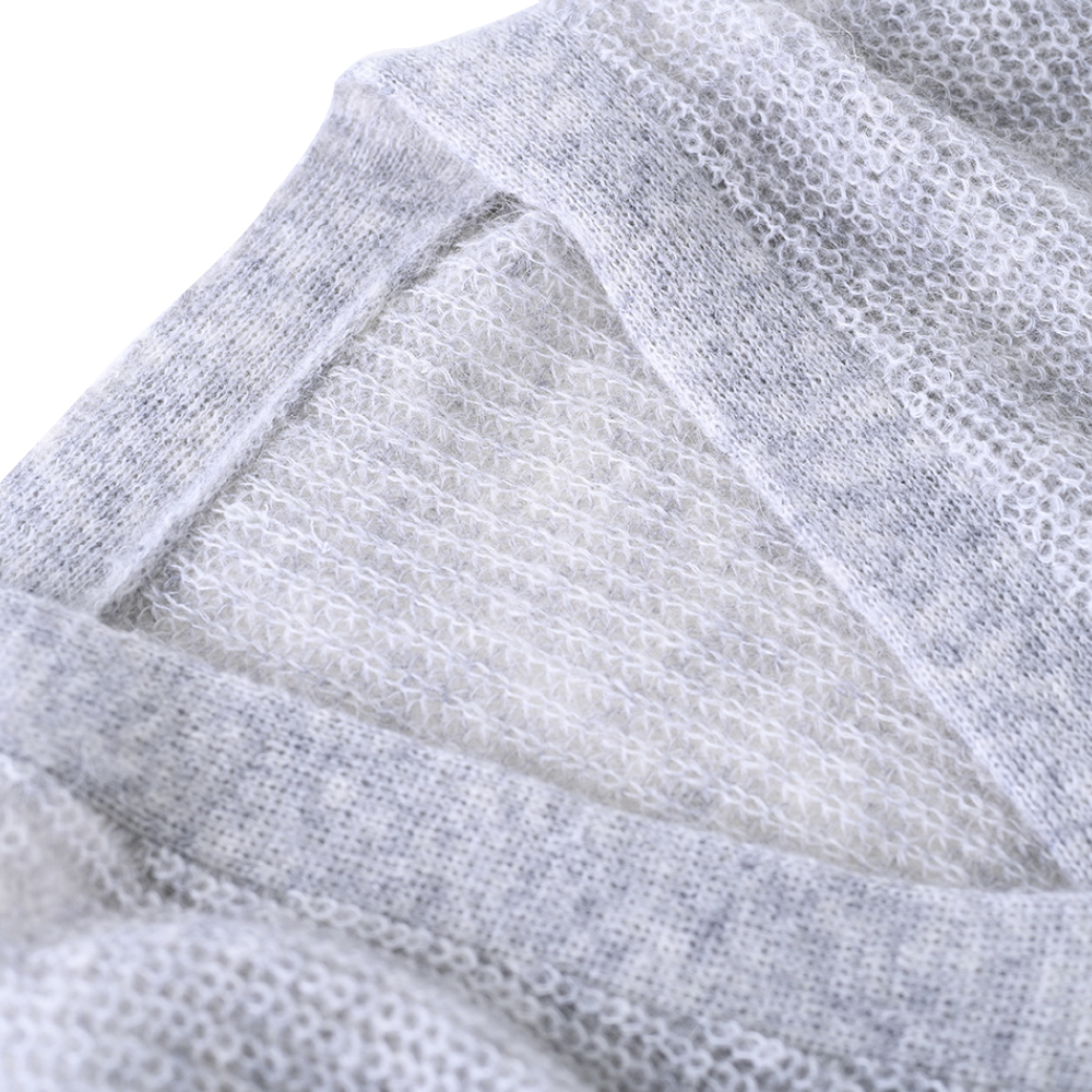 OEM 製造カスタム秋冬ニット V ネックニットロング女性レディースセーターコートカーディガン