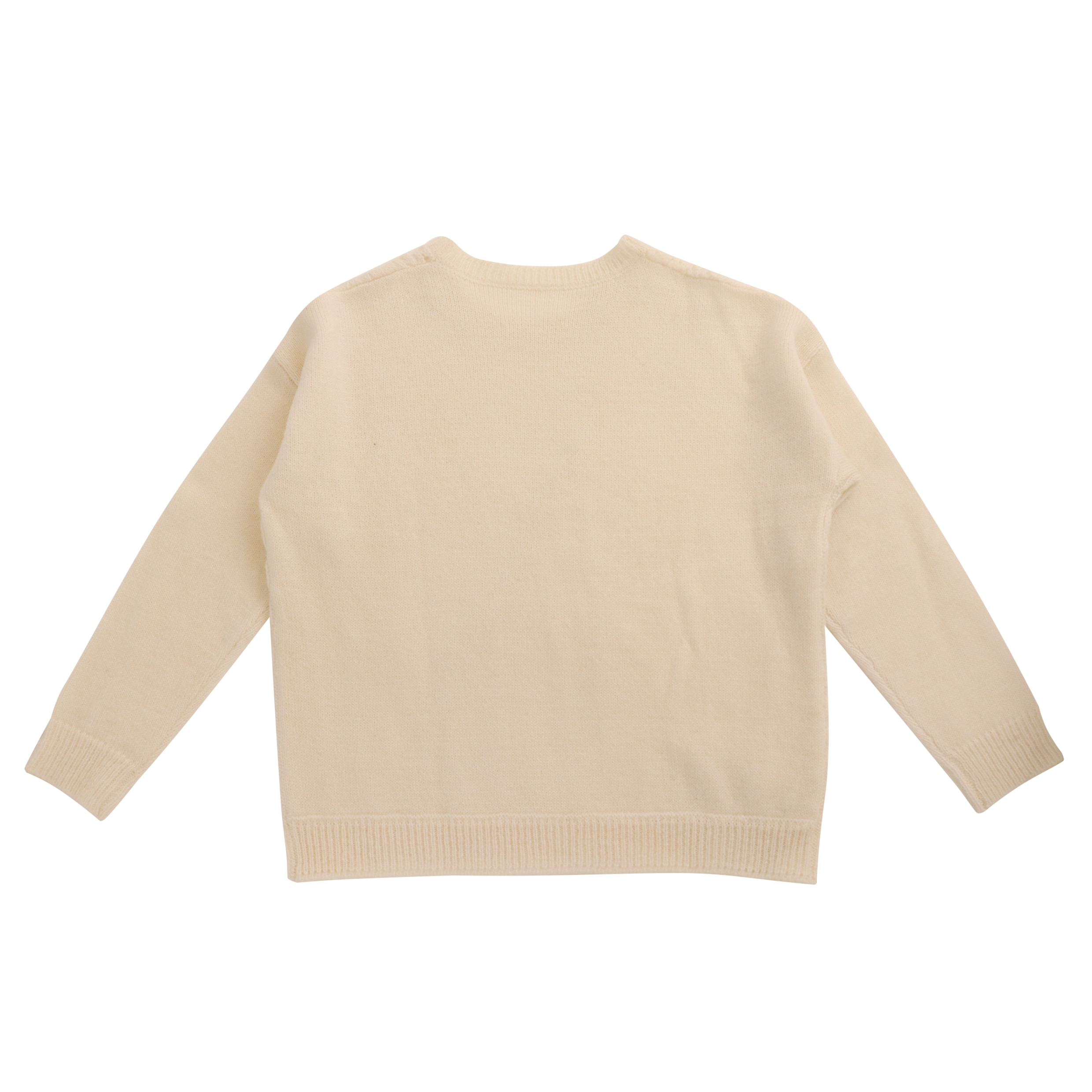 秋冬 OEM 工場カスタム長袖 100% ウール クルーネック女性プルオーバー ニット セーター