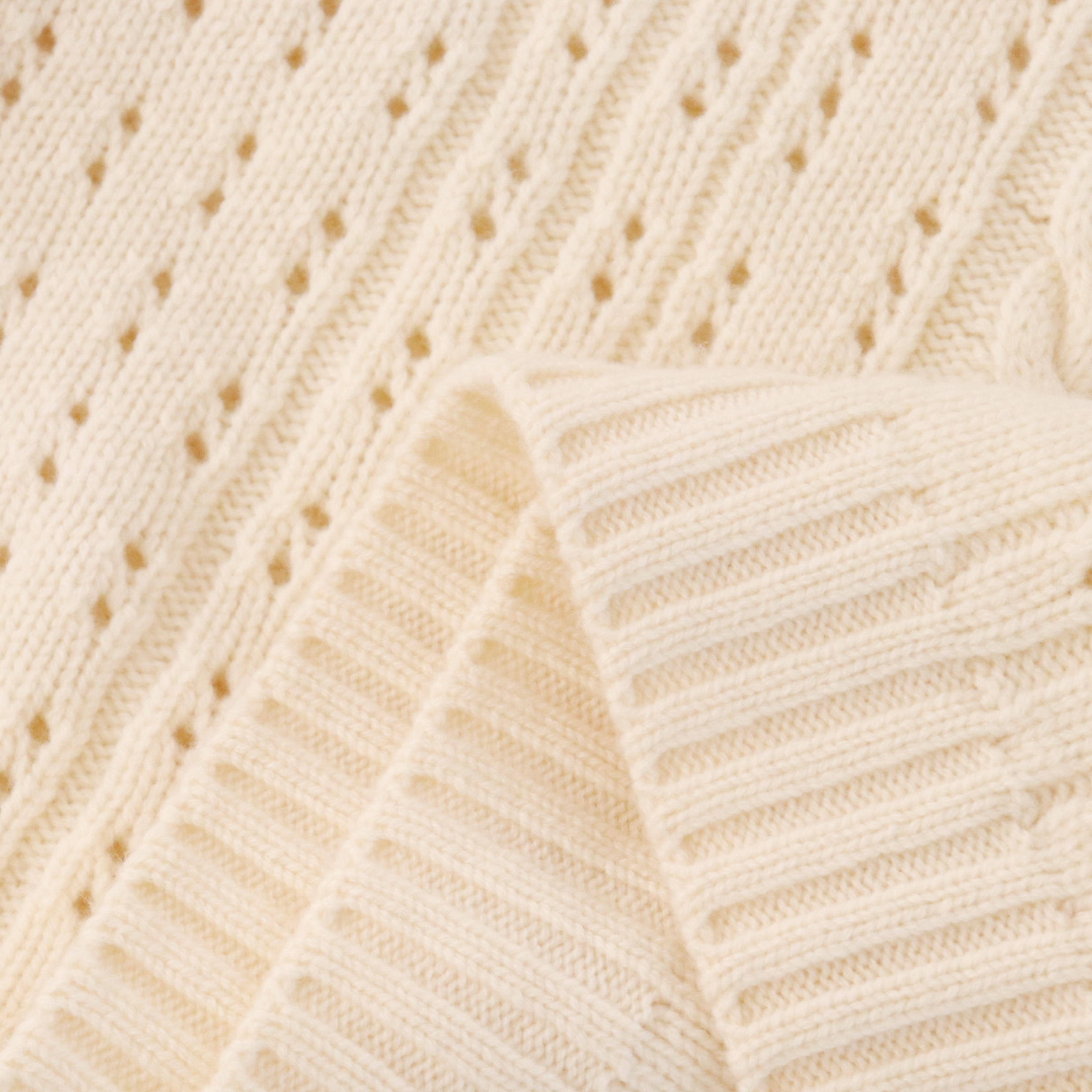 秋冬 OEM 工場カスタム長袖中空ウール女性プルオーバー ニット セーター