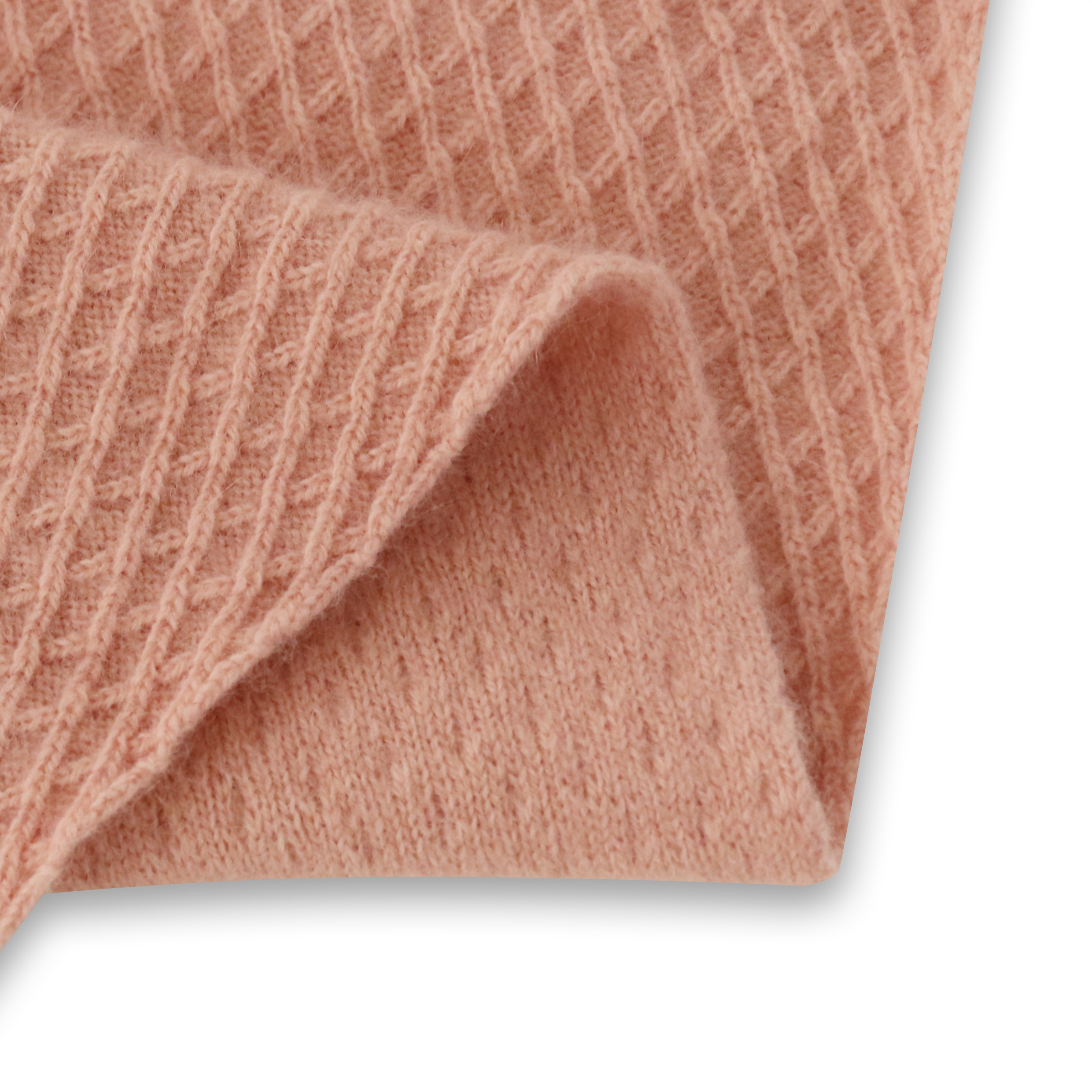 秋冬 OEM 工場カスタム長袖ピンク緩い女性プルオーバー ニット セーター ドレス