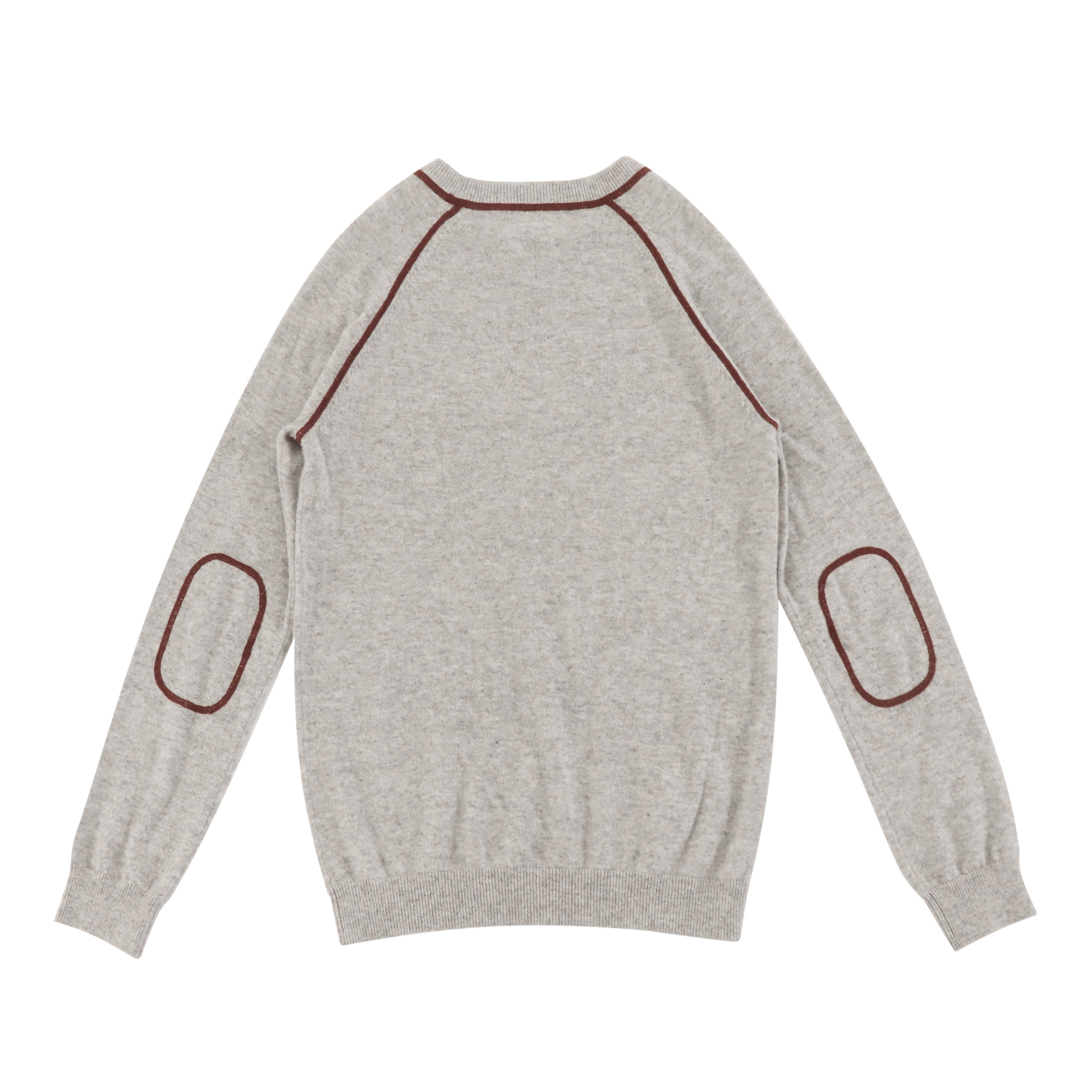 秋冬OEM工場カスタムグレー長袖女性プルオーバーニットセーター