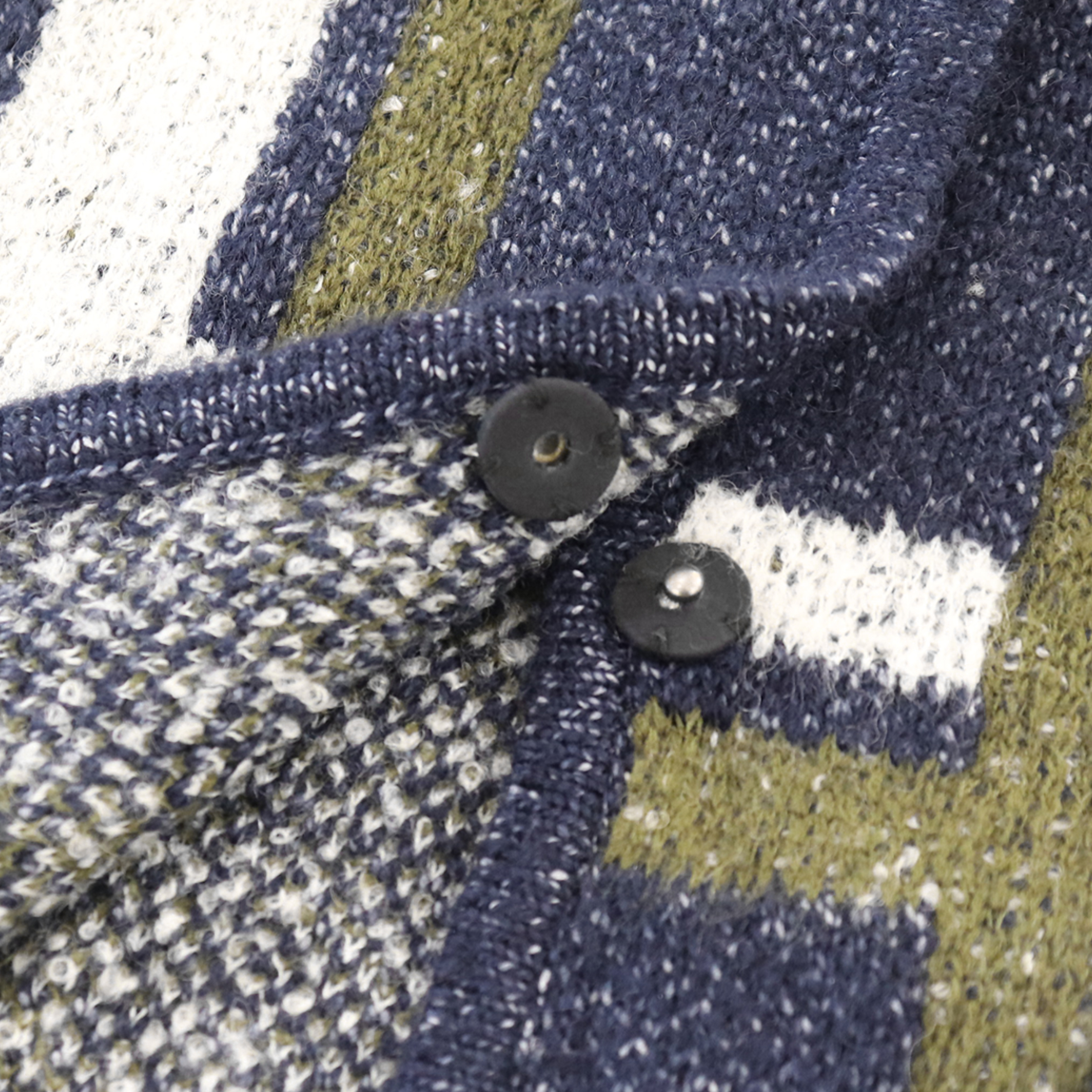 OEMの工場注文の格子縞の印刷物の長い袖の女性レディース ニットのセーターのコートのカーディガン