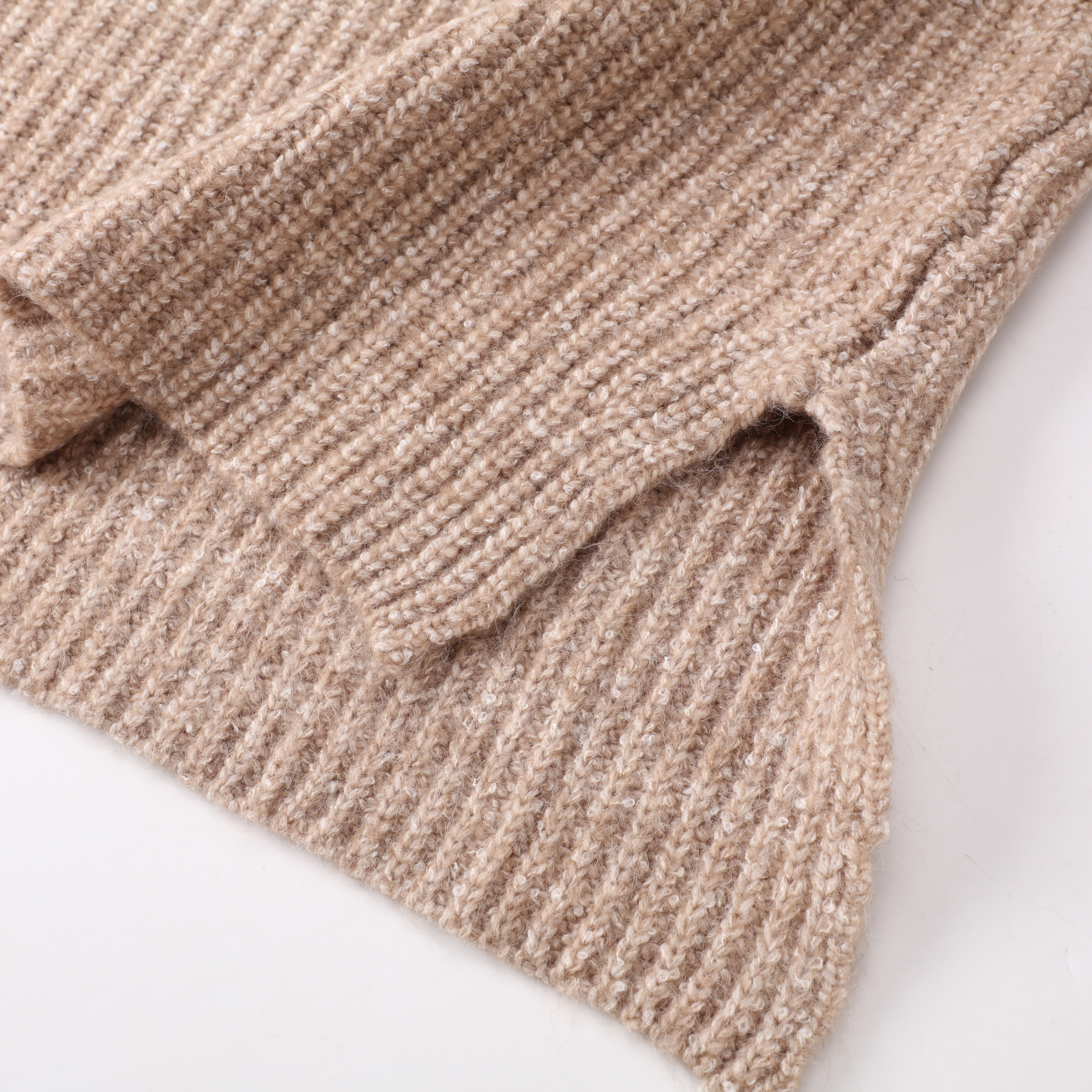 OEM 工場カスタム女性 V ネック ニット ノースリーブ プルオーバー セーター トップ ベスト 