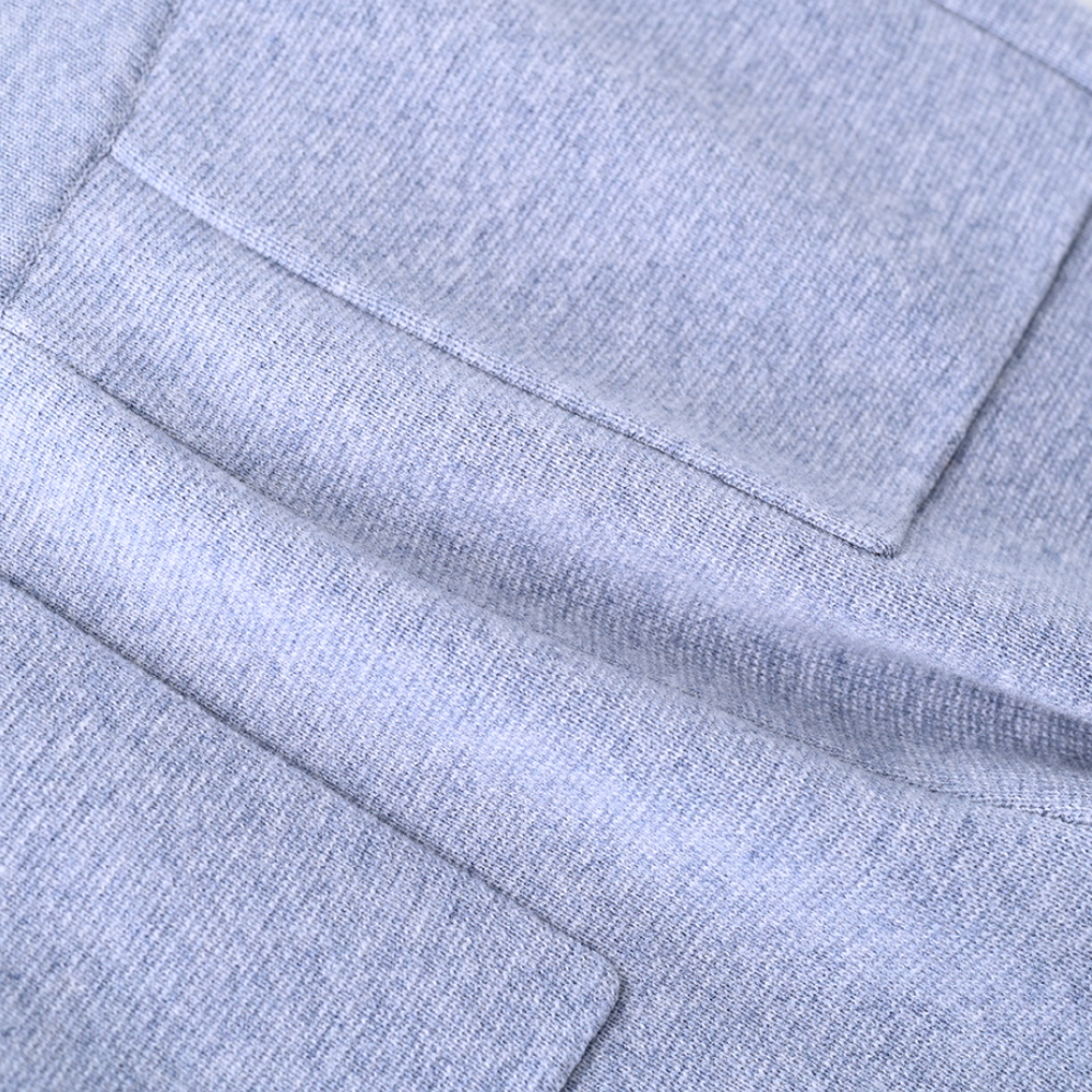 OEM カスタム高品質秋冬デザイナーウール女性レディースニットロングワイドレッグパンツ