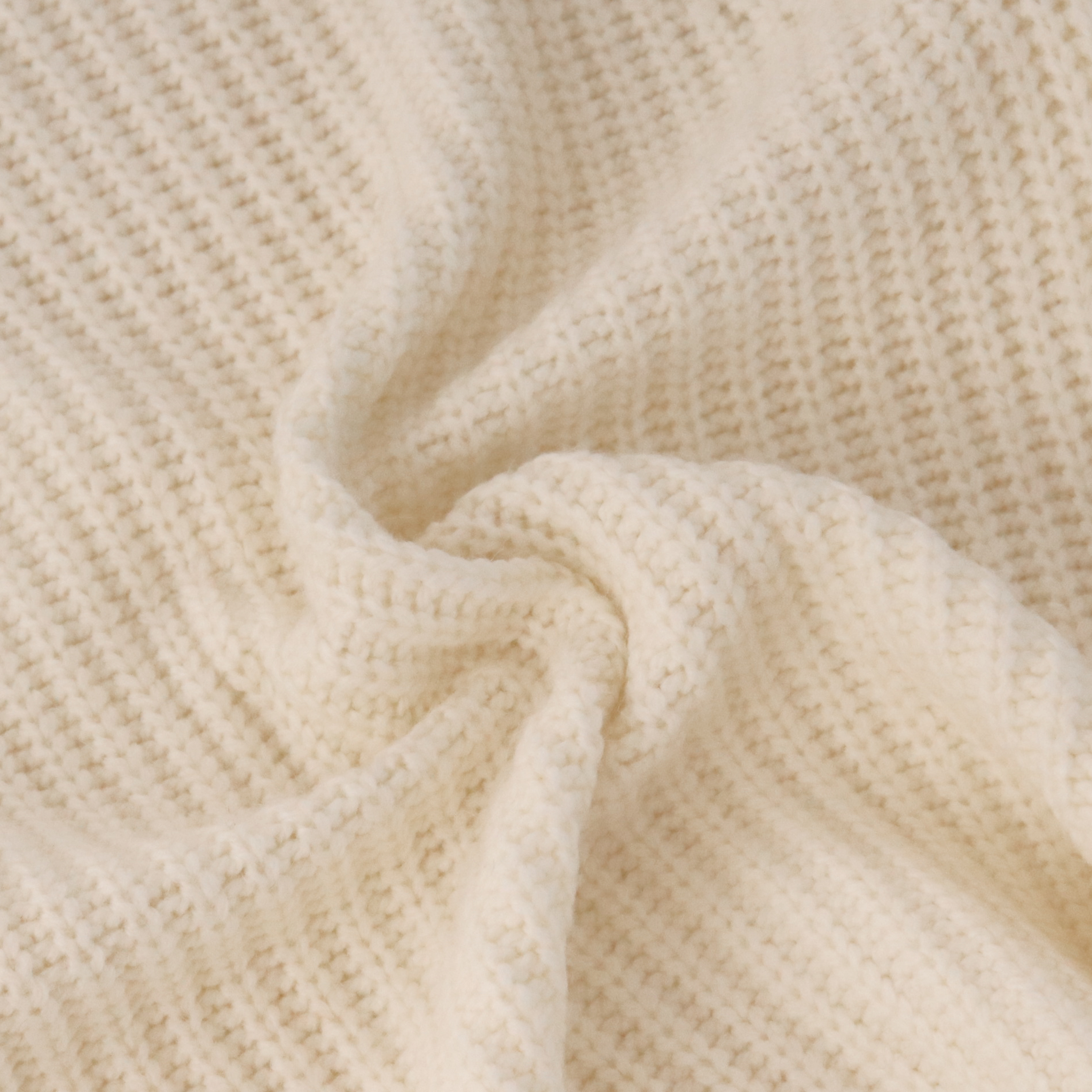 秋冬 OEM 工場カスタム長袖ベージュ女性プルオーバー ニット セーター