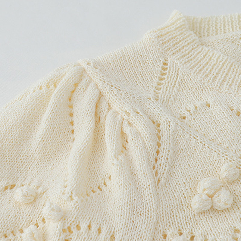 OEM 工場カスタム夏デザイナーレディースニット中空半袖女性ニットシャツトップスセーター 