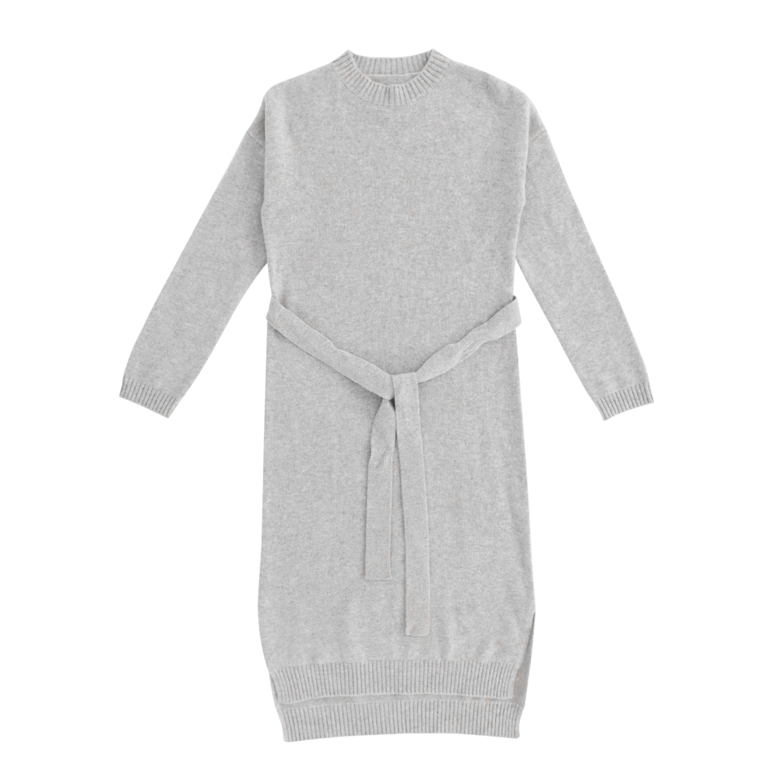 秋冬OEM工場カスタムロングスリーブソリッド女性プルオーバーニットセータードレス