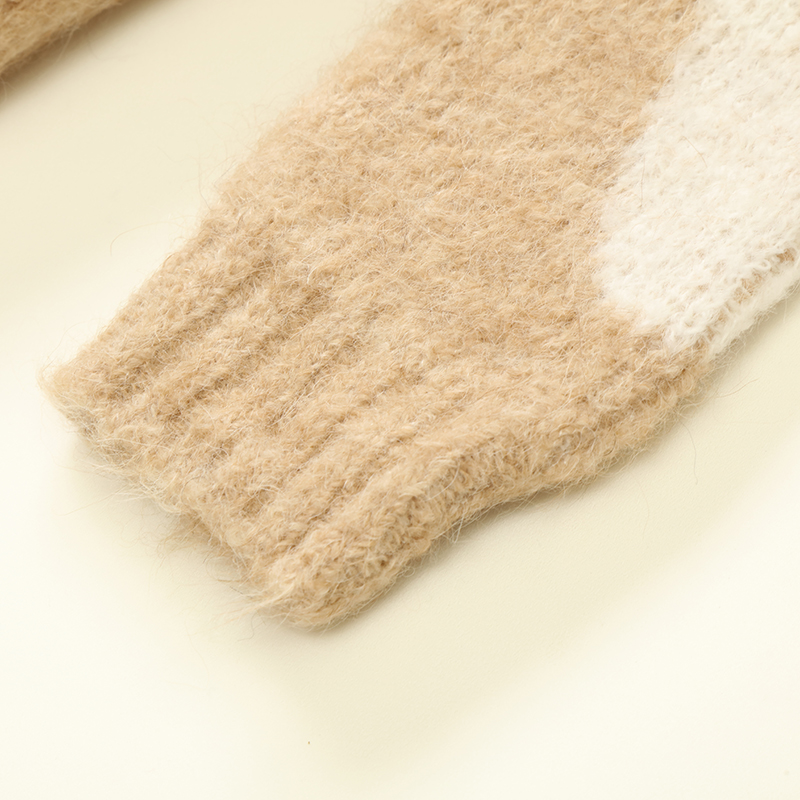 秋冬 OEM 工場カスタム ウール長袖女性プルオーバー ニット ジャカード セーター 