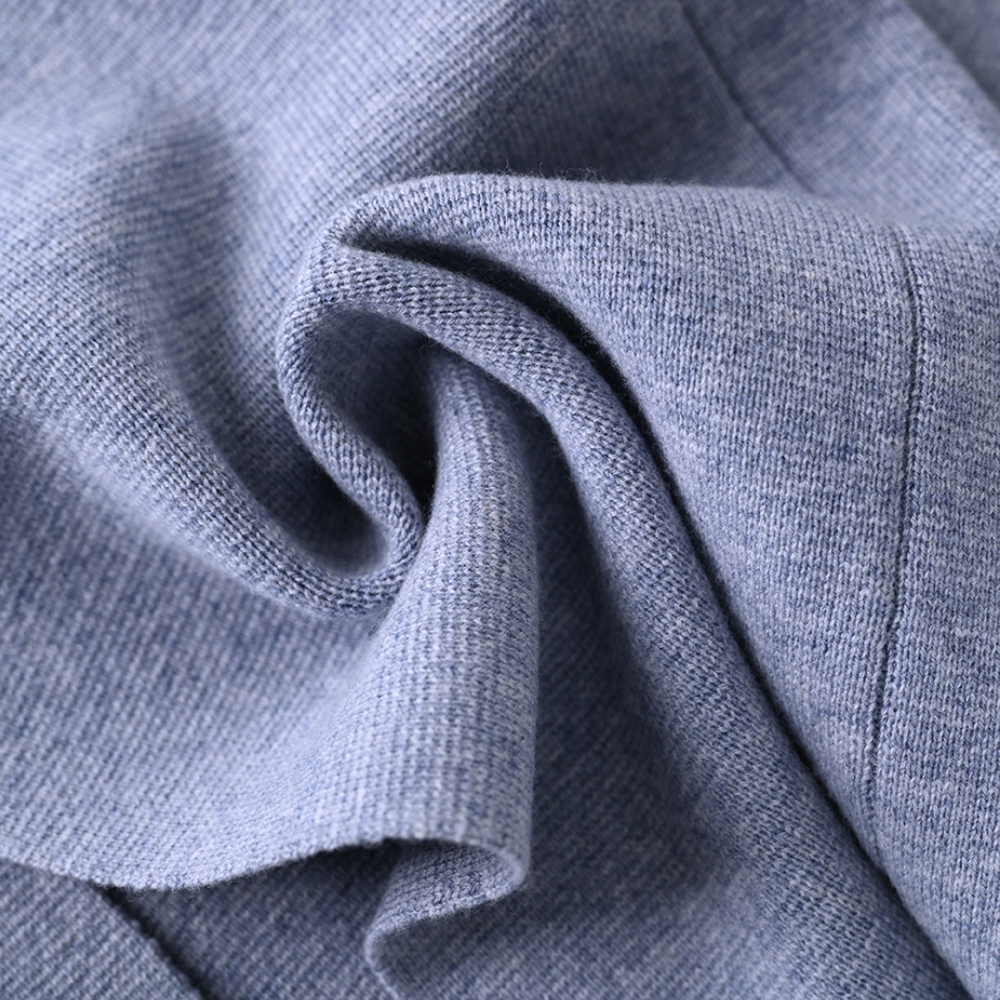 OEM カスタム高品質秋冬デザイナーウール女性レディースニットロングワイドレッグパンツ