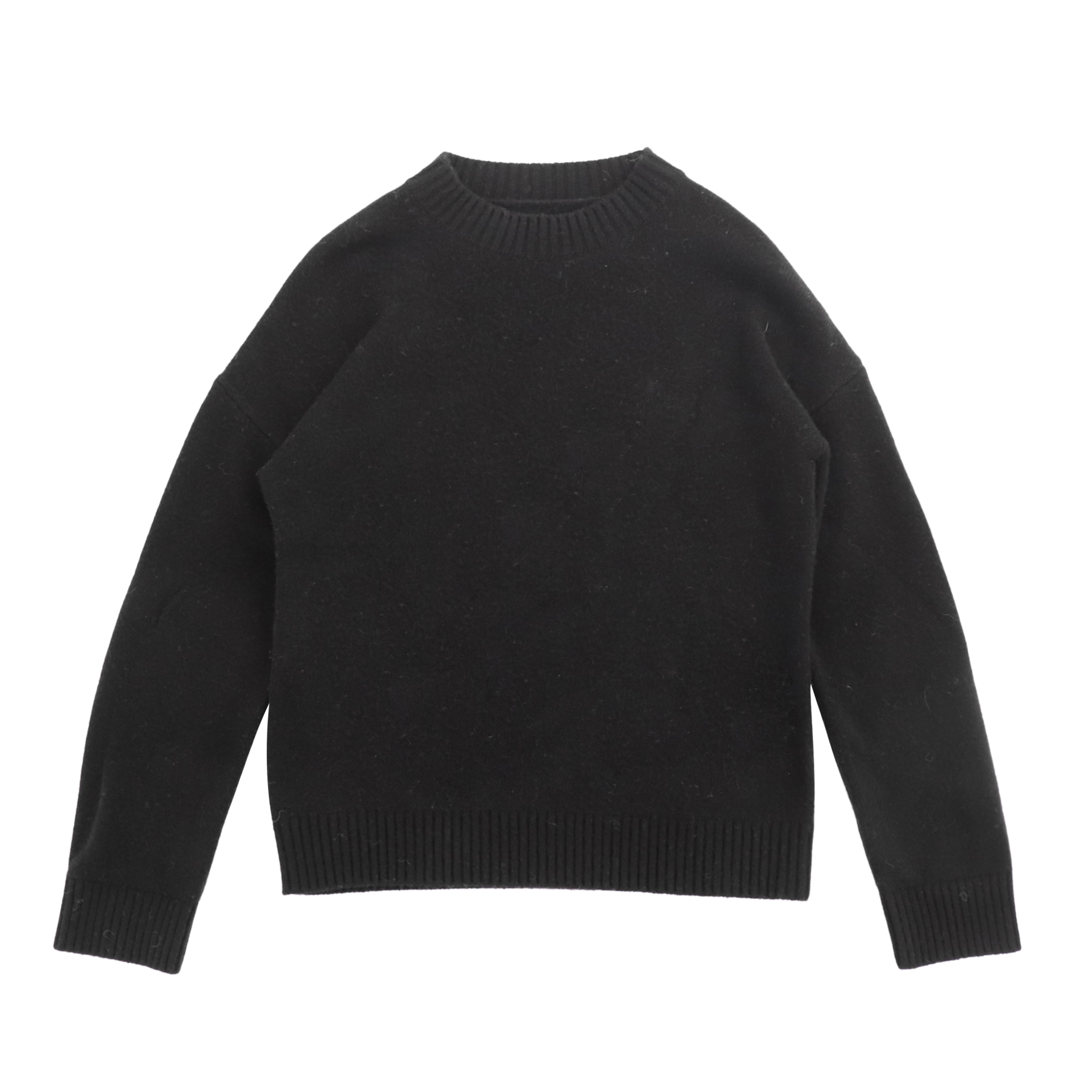 秋冬カスタムデザイナー無地長袖女性プルオーバートップニットセーター