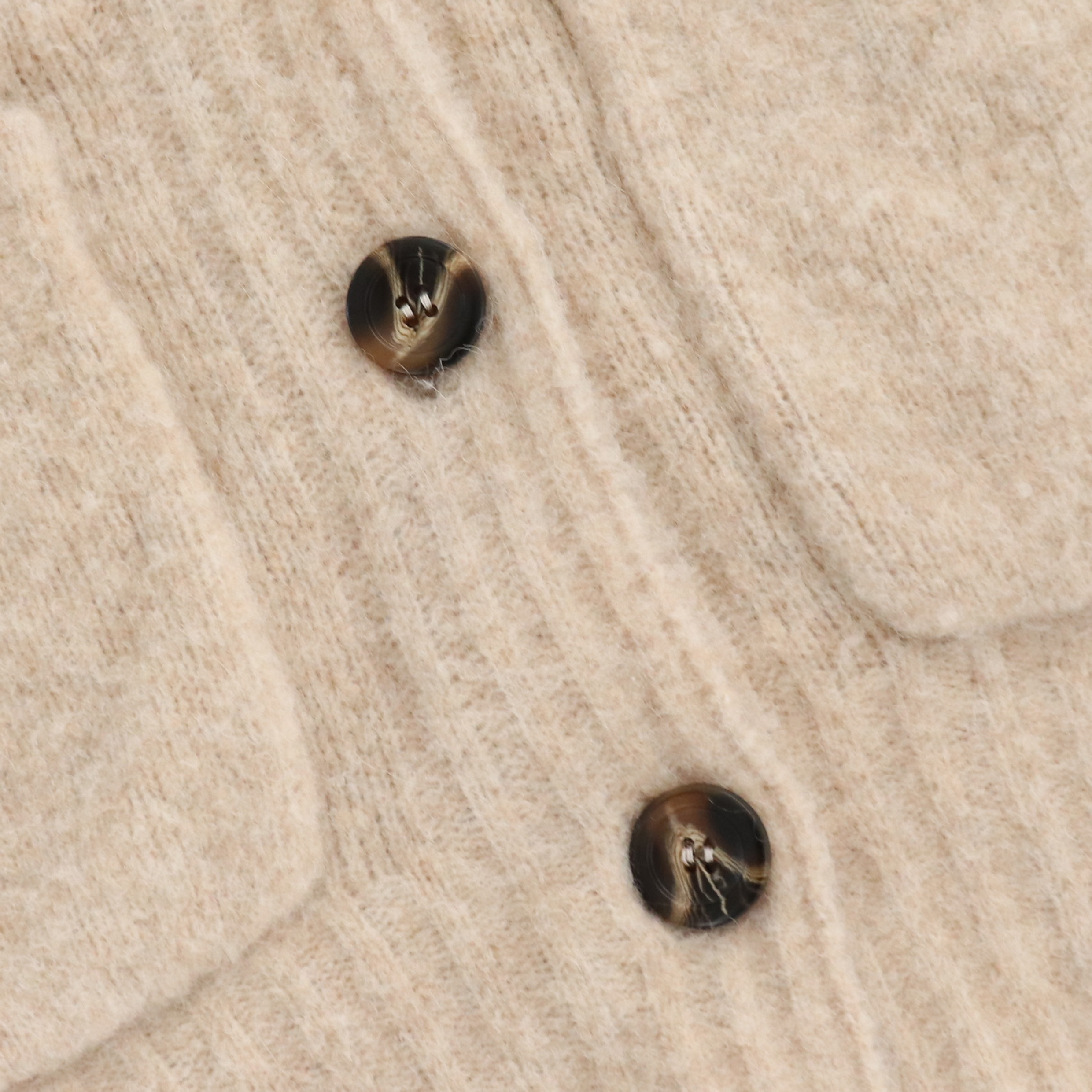 秋冬カスタム ベージュ長袖 V ネック女性プルオーバー ニット セーター ポケット付き