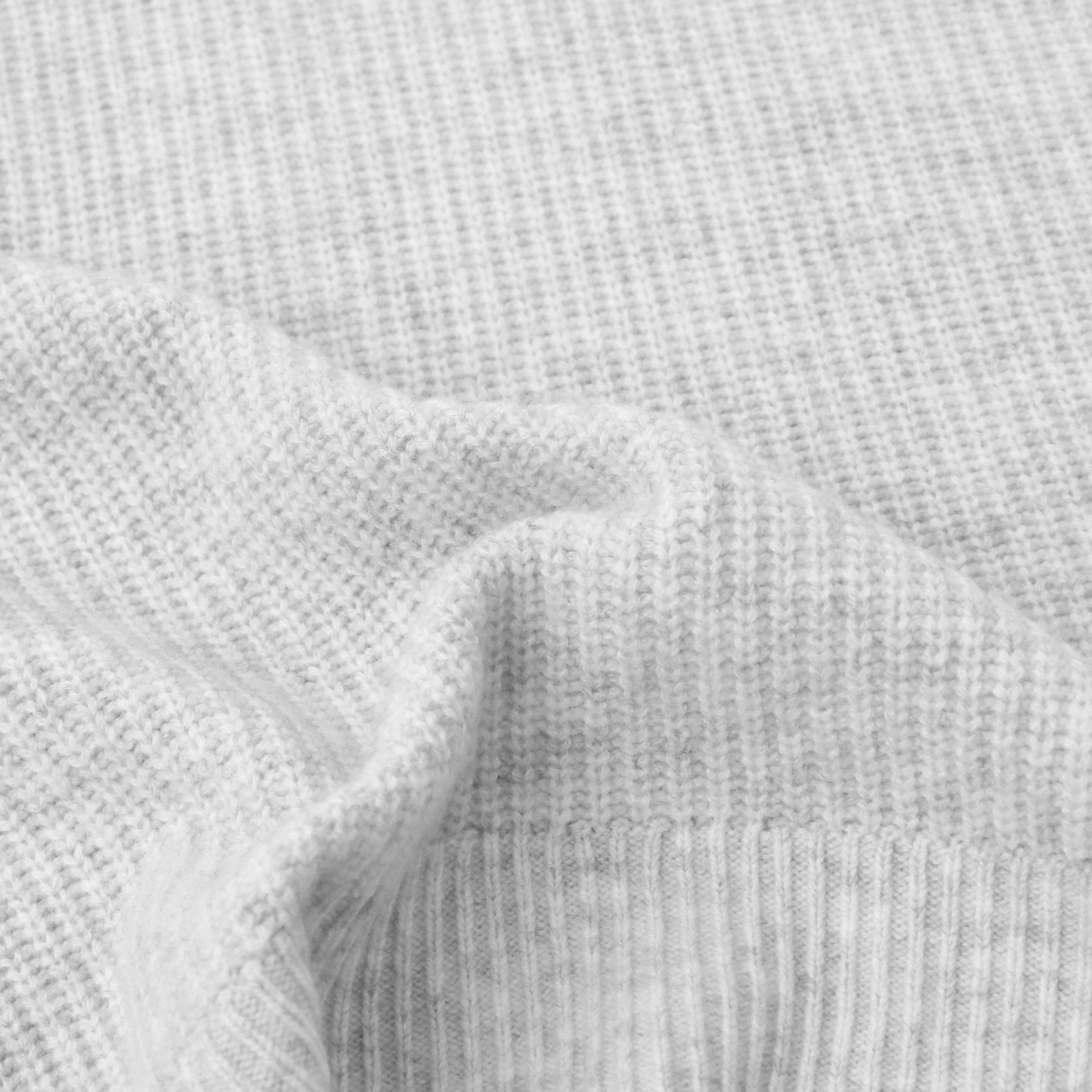 秋冬 OEM 工場カスタム長袖コントラストカラーカシミヤ女性プルオーバーニットセーター