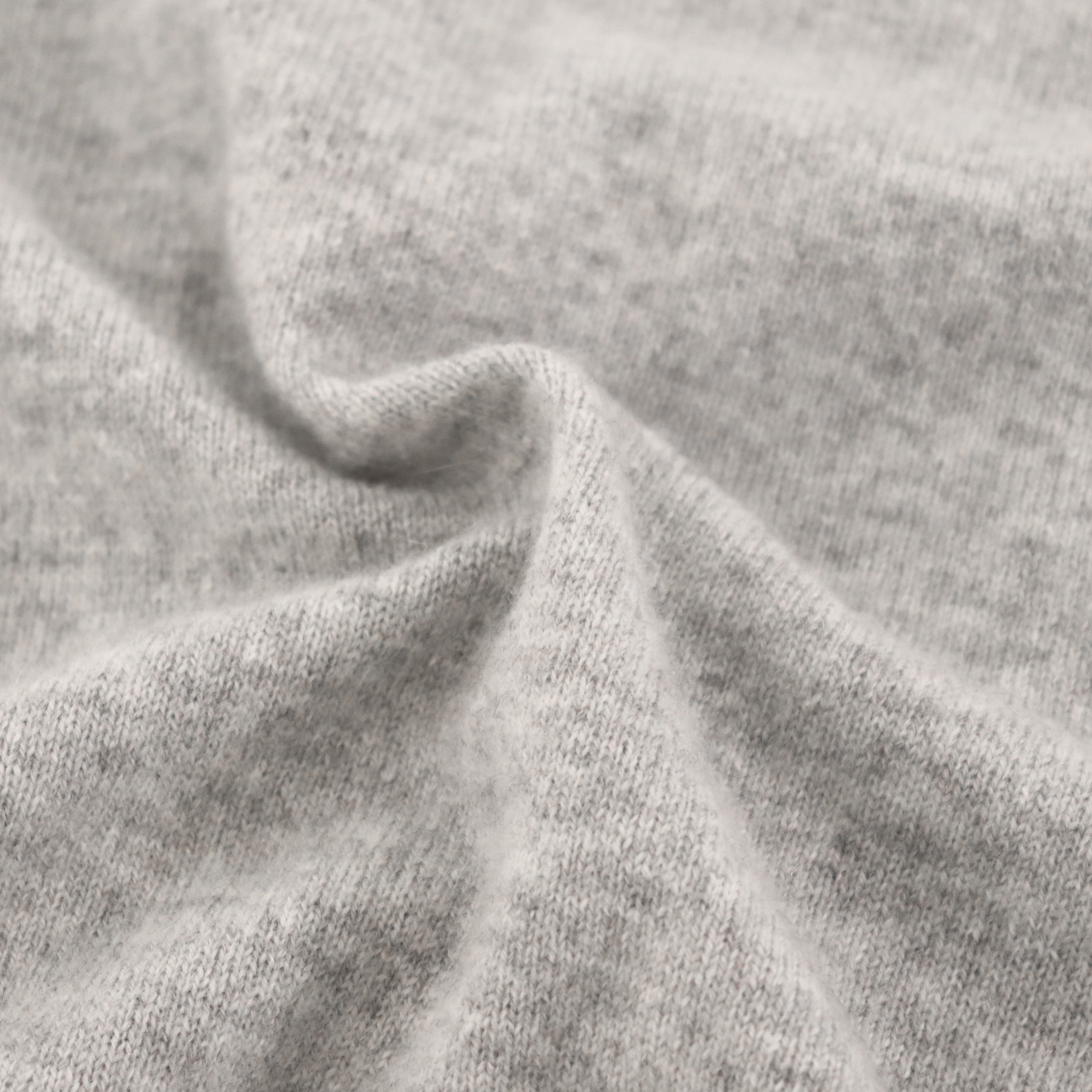 秋冬OEM工場カスタムグレー長袖女性プルオーバーニットセーター