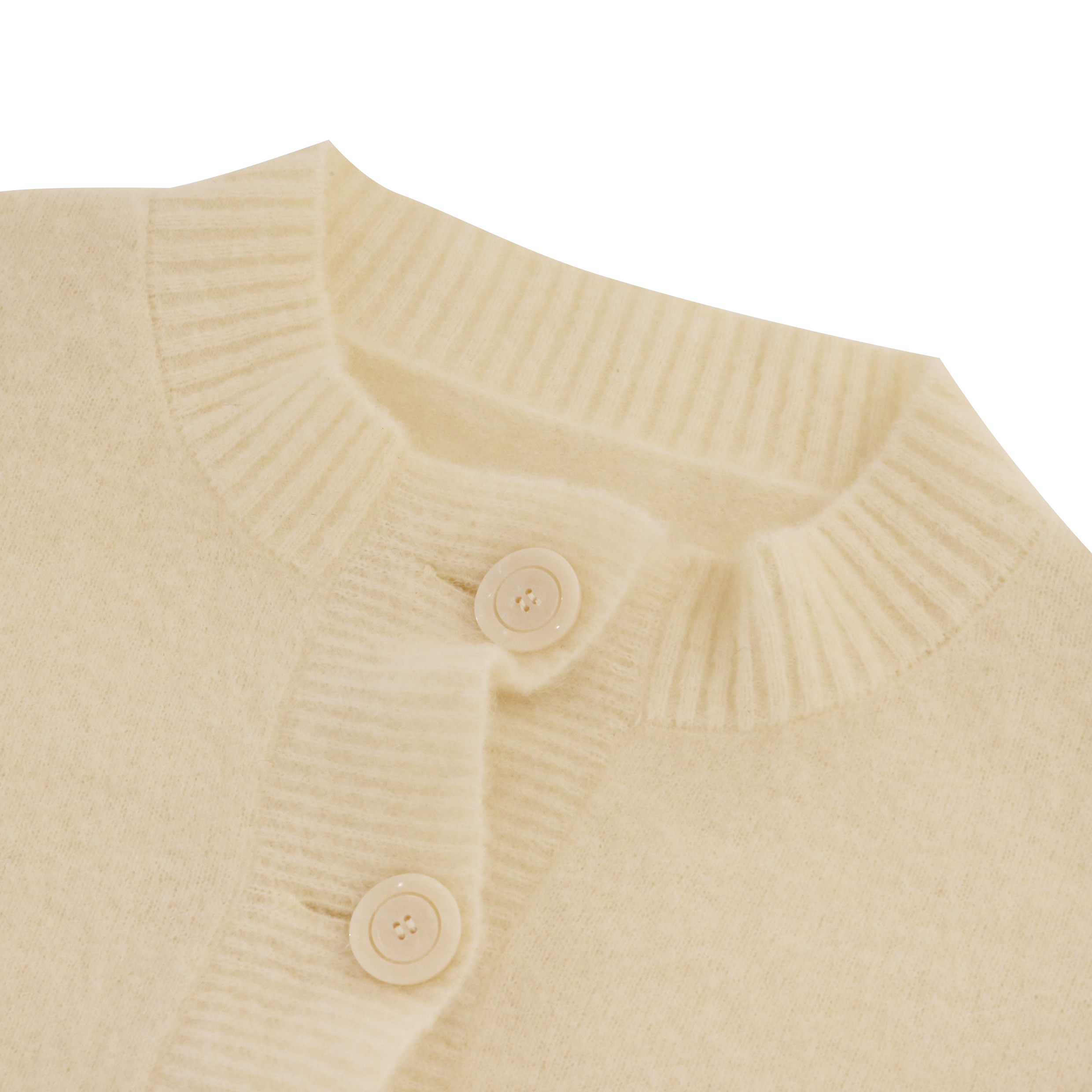 カスタム秋冬ソリッドロングスリーブ女性レディースニットセーターカーディガン