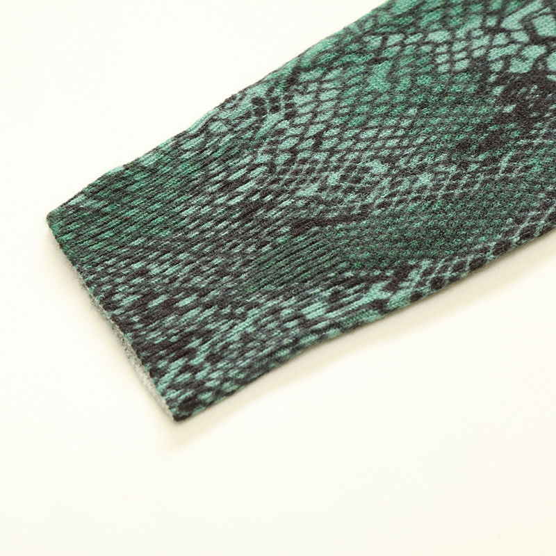 カスタム Facory 高品質プリント レディース プルオーバー ジャカード ニット セーター