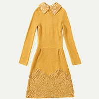 大量注文向けの高品質ウールニットドレス