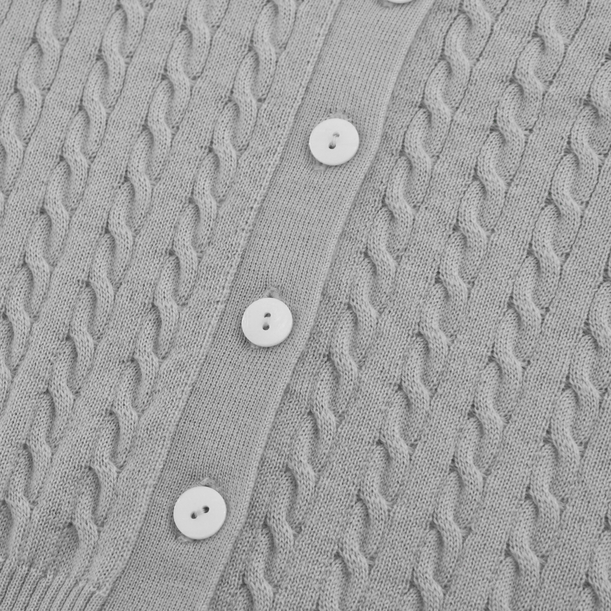 カスタムスプリングソリッドロングスリーブウールレディースレディースニットセーターコートカーディガン