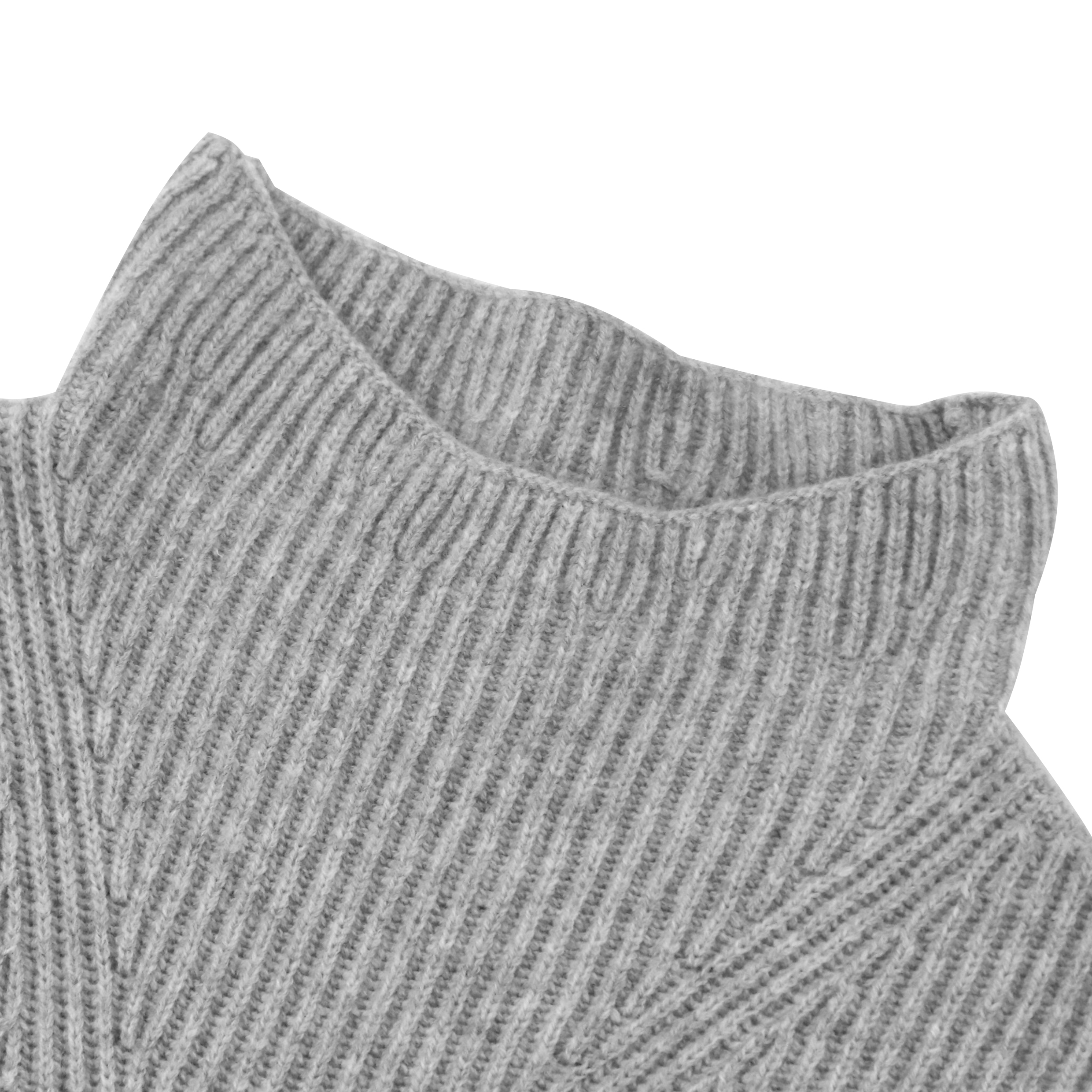 OEM 工場カスタム女性タートルネック 100% カシミヤ ニット ノースリーブ プルオーバー セーター ベスト 