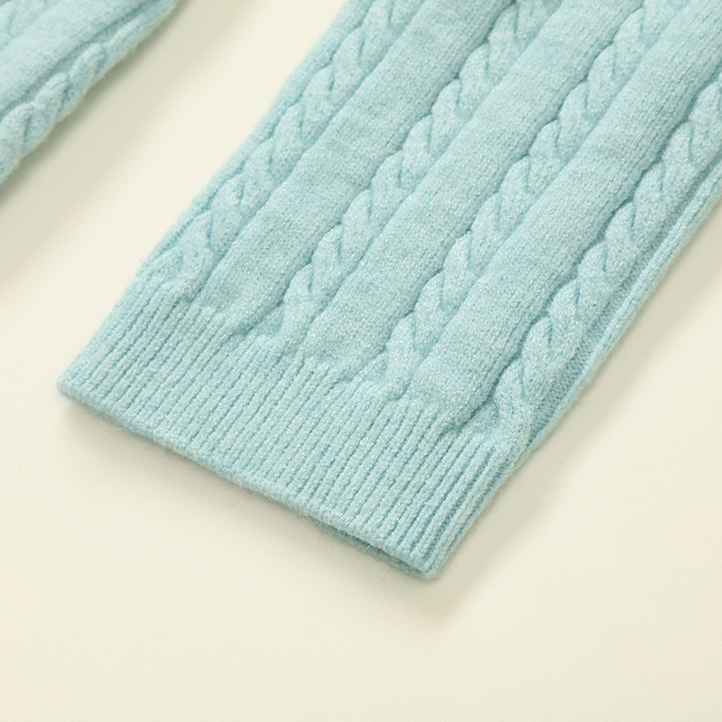 秋冬 OEM 工場カスタム長袖女性プルオーバーニットセーターケーブルパターンニットドレス