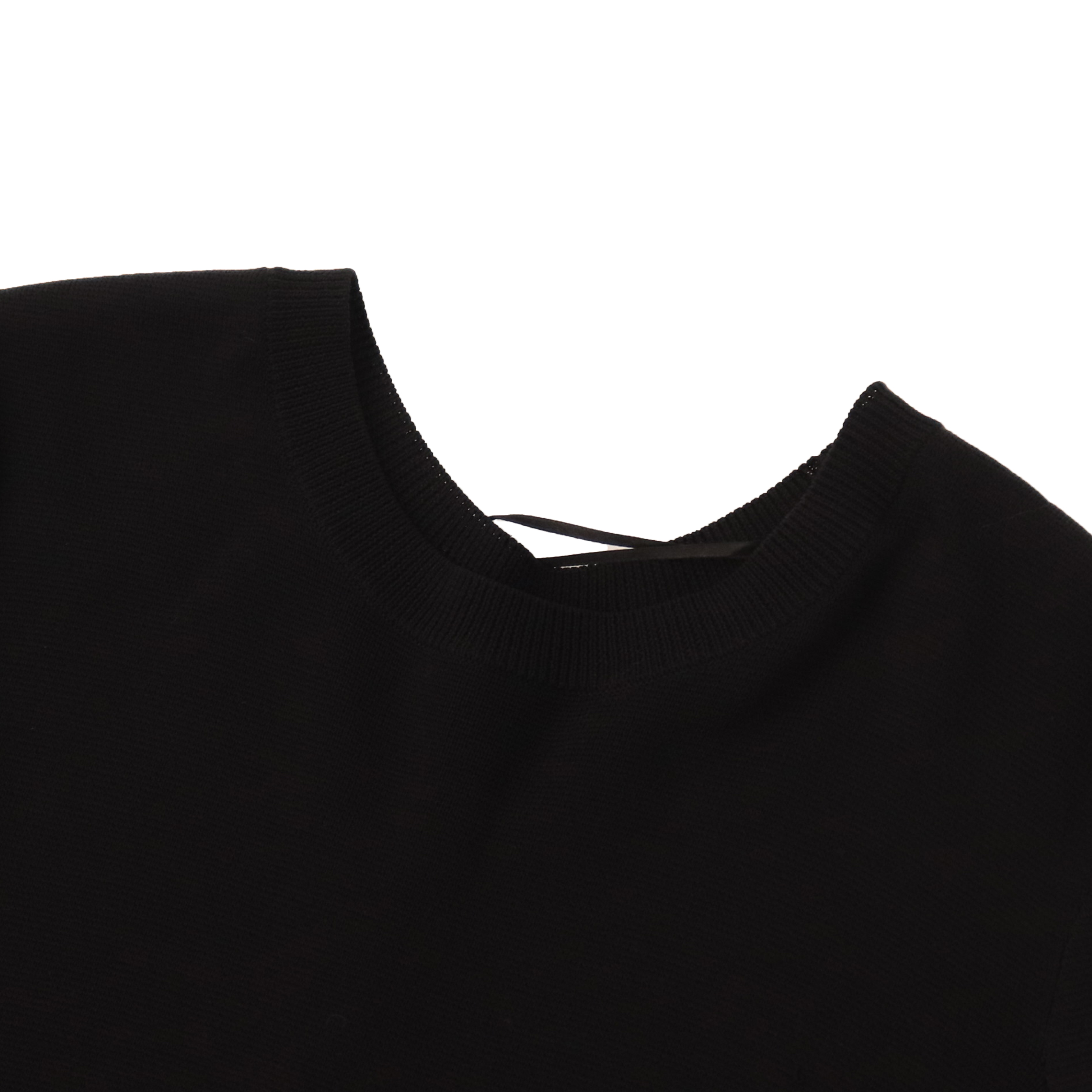 秋冬OEM工場カスタムブラックホワイトロングスリーブウール女性プルオーバーニットセーター