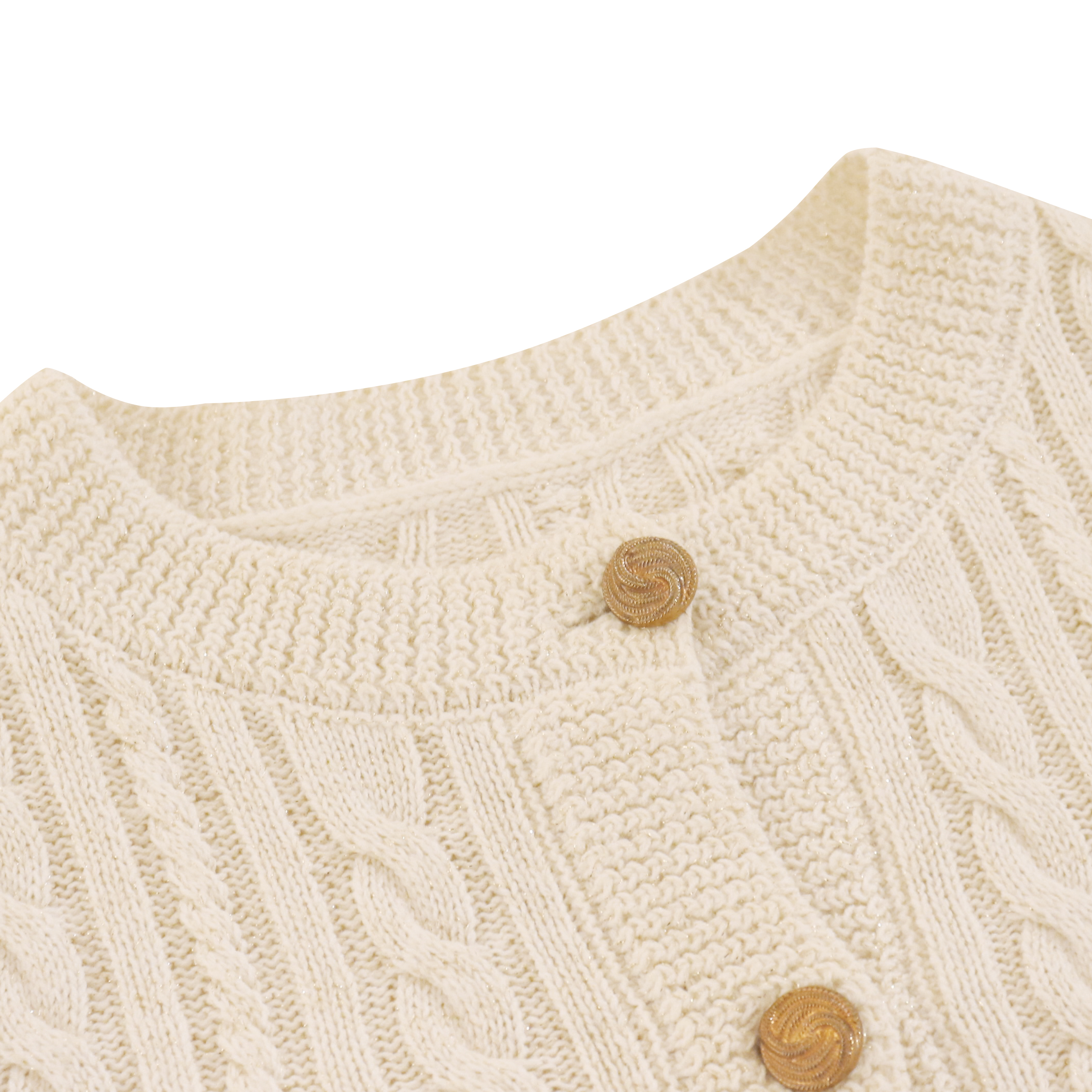 注文の冬の無地の長い袖のウールの女性の女性はセーターのカーディガンを編む