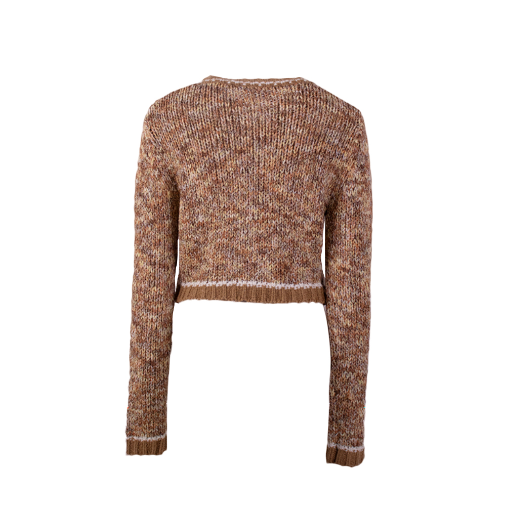 OEM 製造カスタム秋ニットウェアソフトニットカジュアル女性レディースセータートップカーディガン女性のための