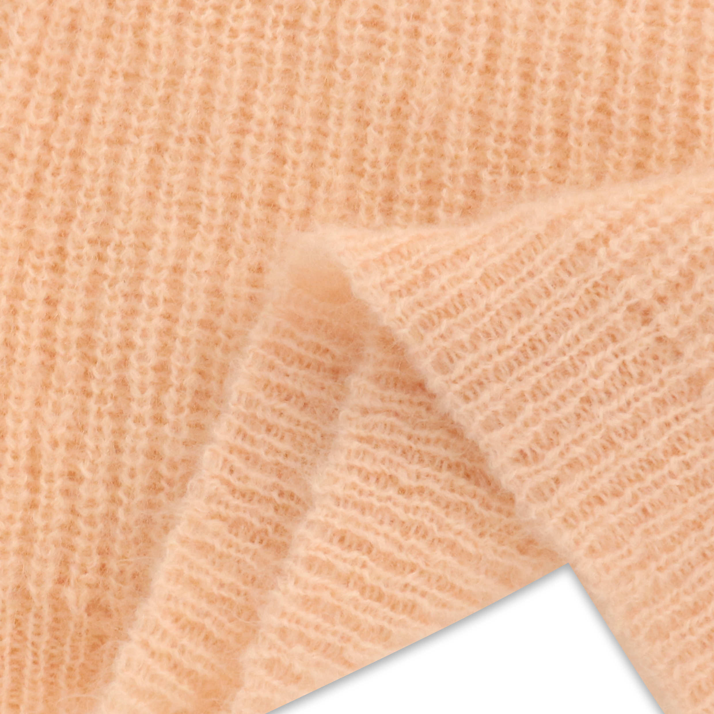 秋冬 OEM 工場カスタム長袖ソフト女性プルオーバー ニット セーター