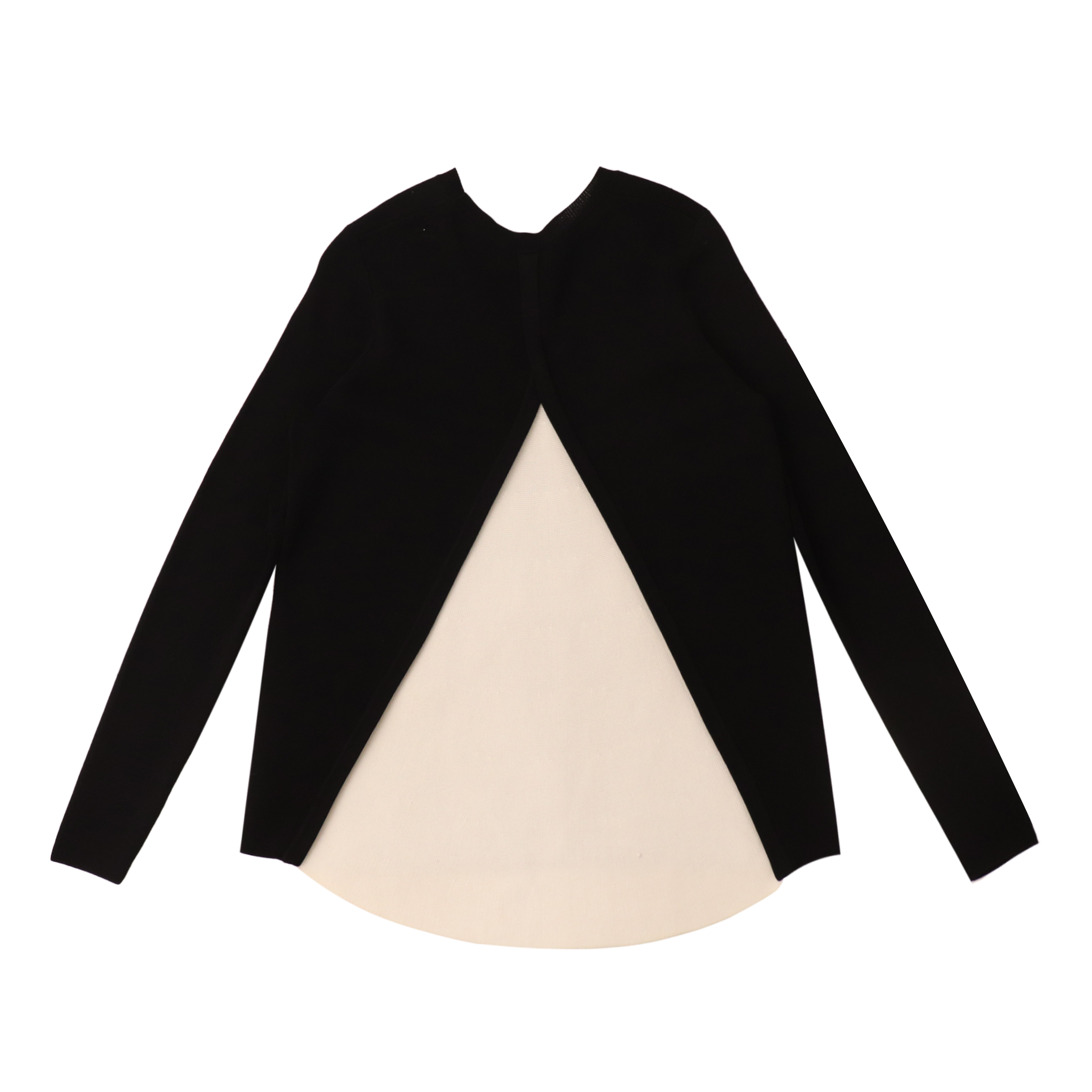 秋冬OEM工場カスタムブラックホワイトロングスリーブウール女性プルオーバーニットセーター